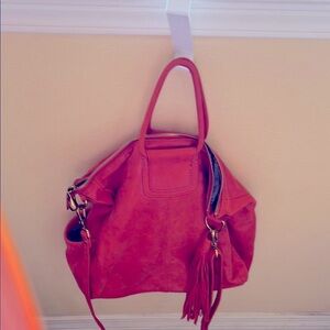 Red Leather Handbag